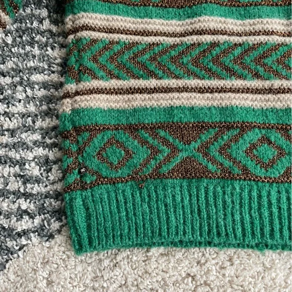 Scotch and Soda Metallic Fair Isle Sweater - Picture 6 of 9
